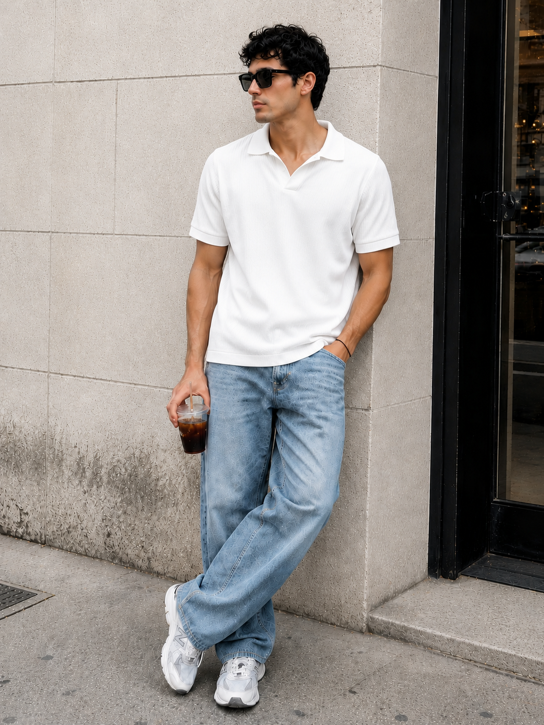 Zeyo Ribbed Polo