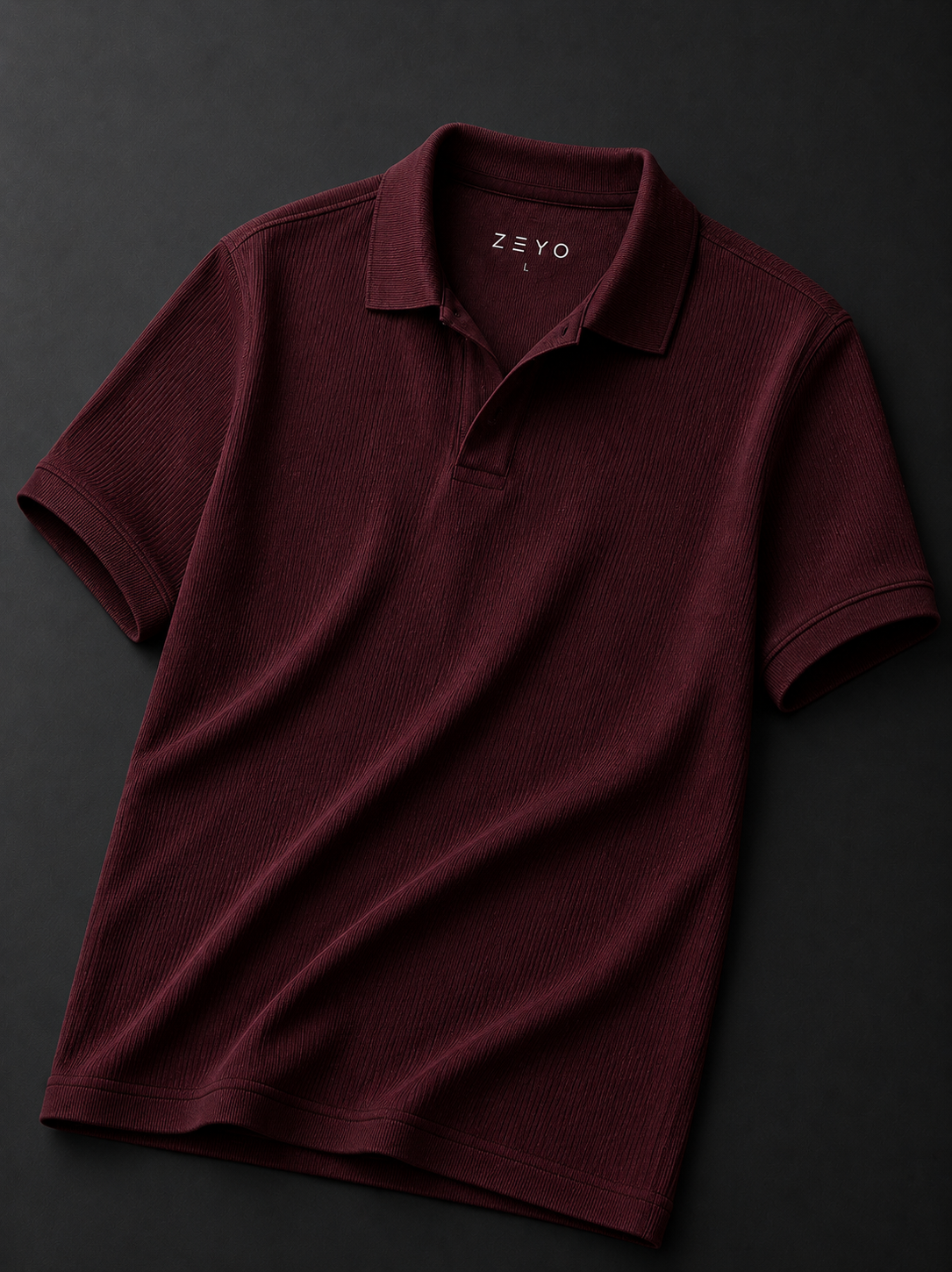 Zeyo Ribbed Polo
