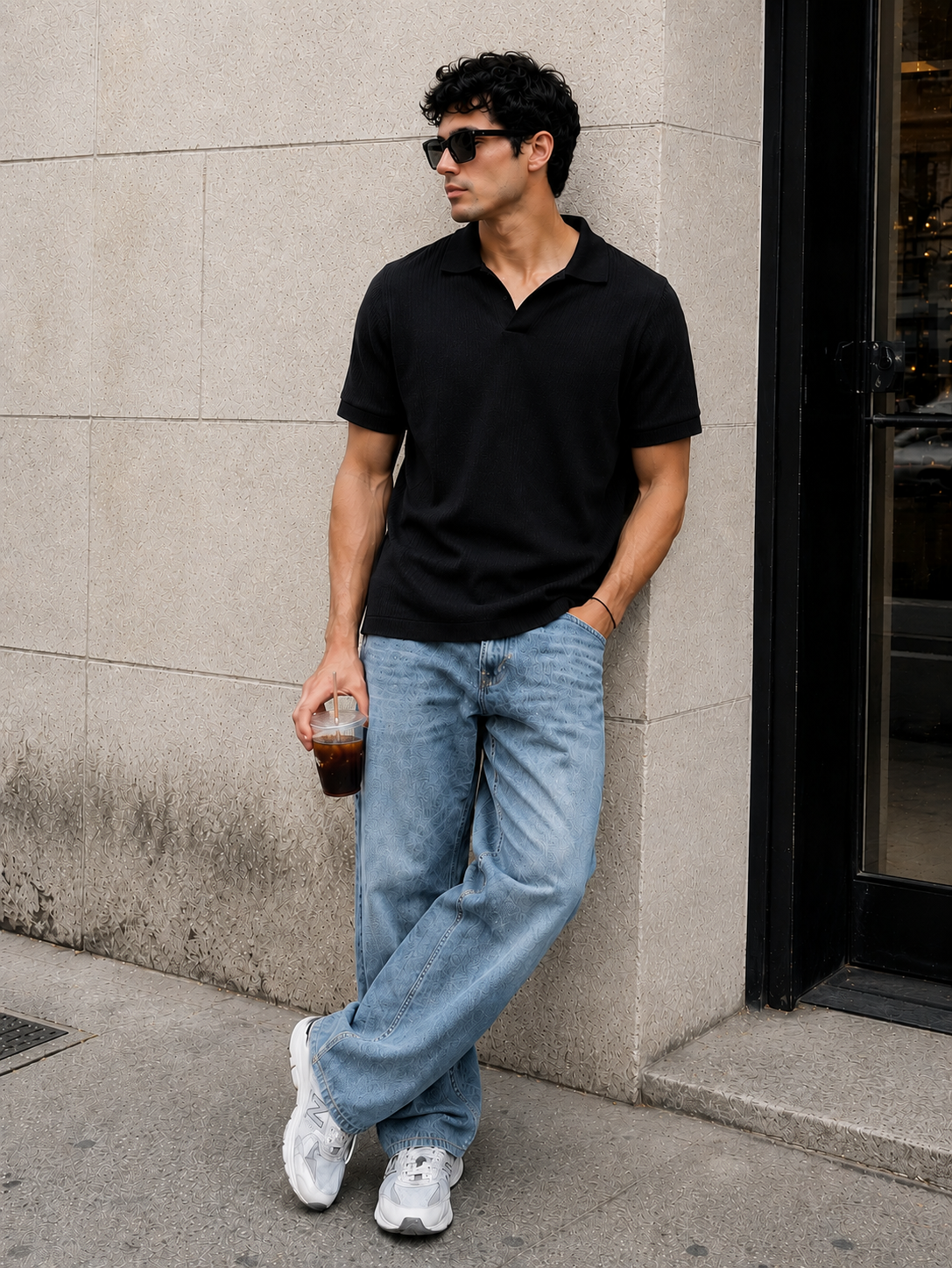 Zeyo Ribbed Polo